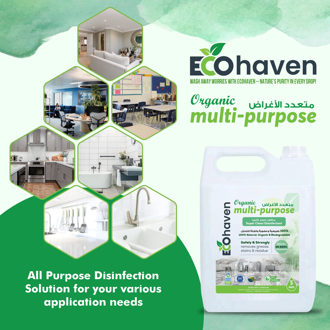 Organic Multi-Purpose Cleaner – 5 Liters