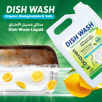 Organic Dish Wash, Natural Grease Remover