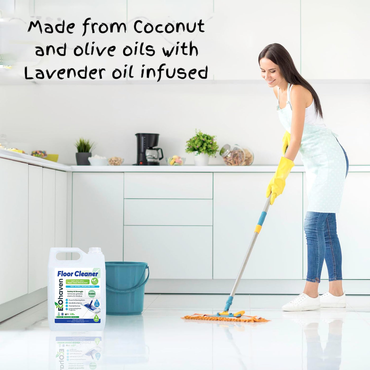 Organic Floor Cleaner | 5 Litres | Eco-Friendly Disinfectant