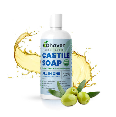 Organic,Pure Castile Liquid Soap – 100% Natural 500ML